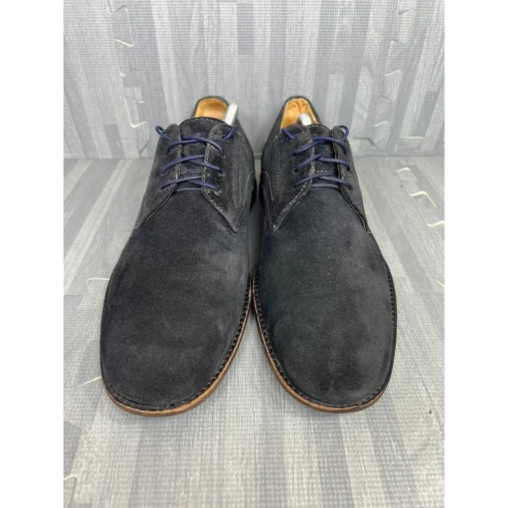 Johnston Murphy Oxford size 10 Mens Black Suede Dress Shoes